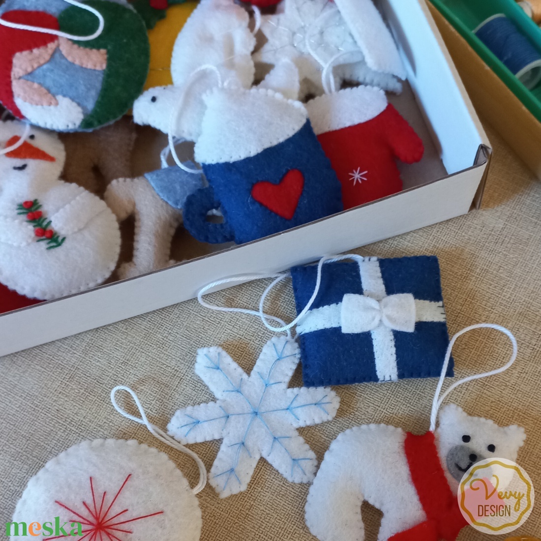 Fenyőfás adventi naptár - karácsony - adventi díszek - adventi naptár - Meska.hu