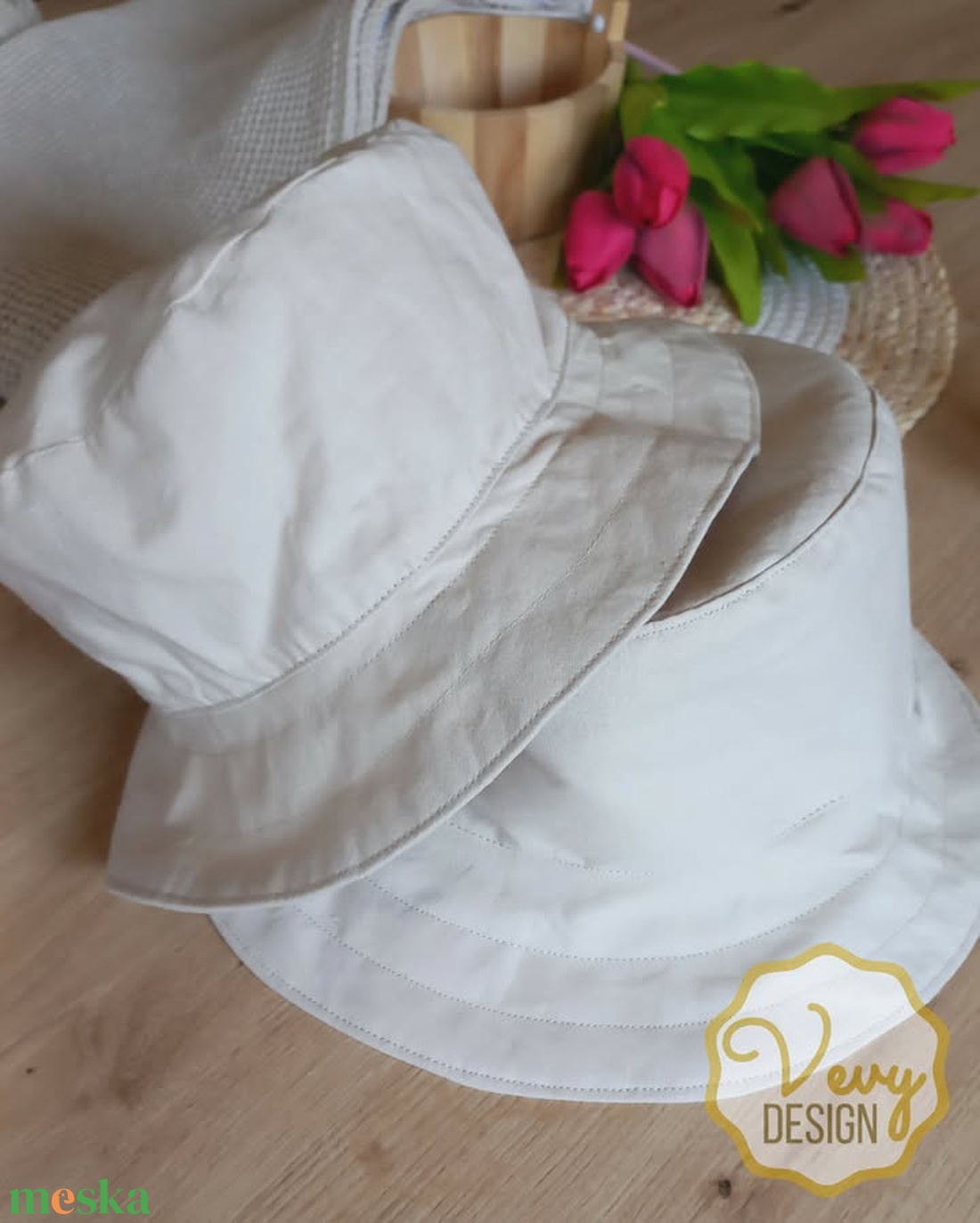 Anya-lánya napkalap szett - ruha & divat - páros szett - anya-lánya szett - Meska.hu