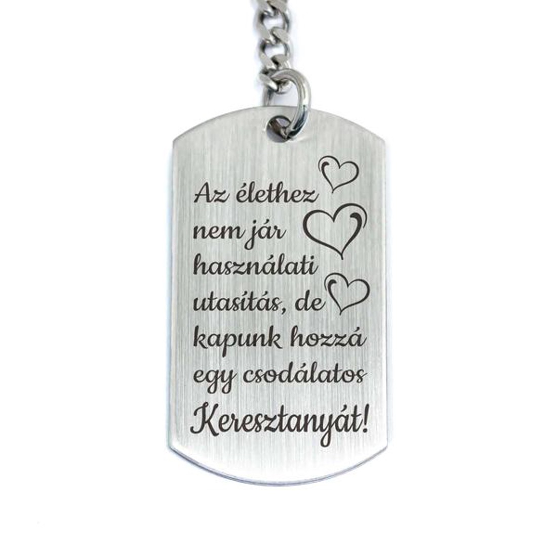 Csodálatos Keresztanyát acél medálos kulcstartó - táska & tok - kulcstartó & táskadísz - kulcstartó - Meska.hu Csodálatos Keresztanyát acél medálos kulcstartó - táska & tok - kulcstartó & táskadísz - kulcstartó - Meska.hu