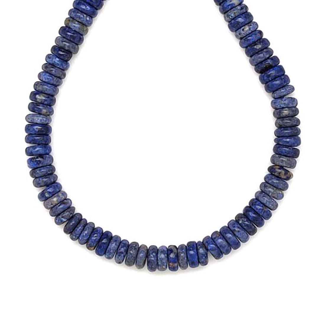 Dumortierit korong 6,5x2mm  ékszerkészítő alapanyag (füzér) - kellékek & szerszámok - ásvány alapanyag - ásványfüzér - Meska.hu