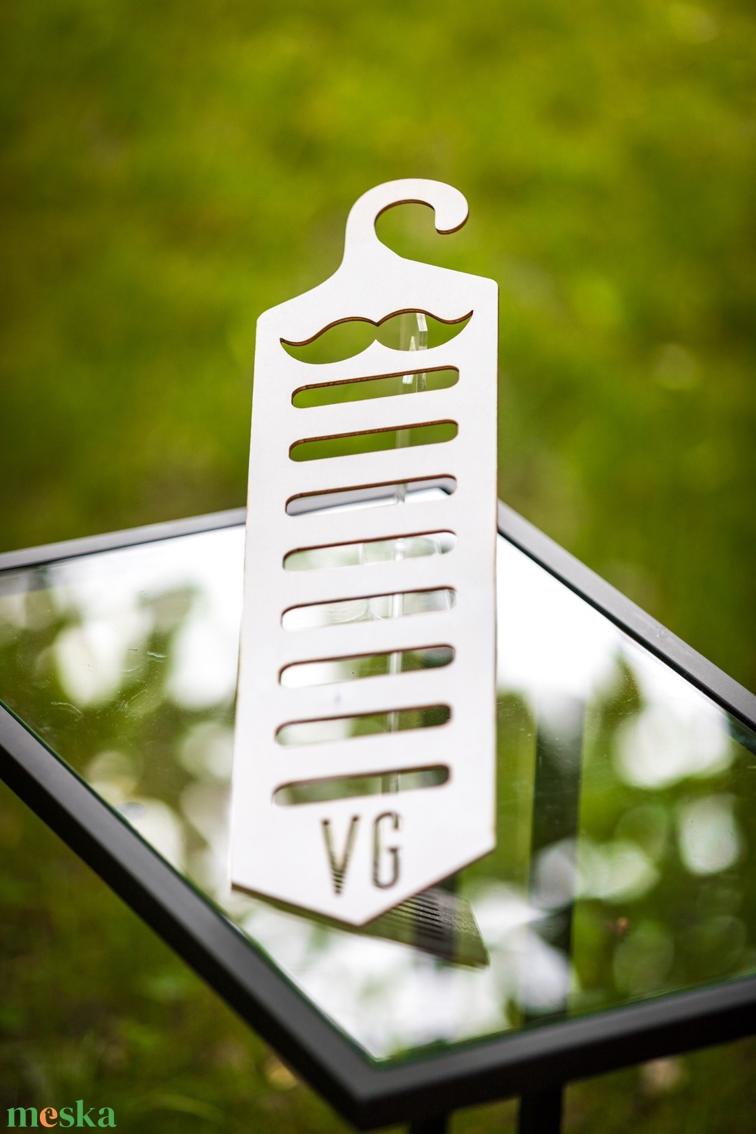 Nyakkendőtartó Monogrammal - esküvő - kiegészítők - nyakkendő - Meska.hu Nyakkendőtartó Monogrammal - esküvő - kiegészítők - nyakkendő - Meska.hu