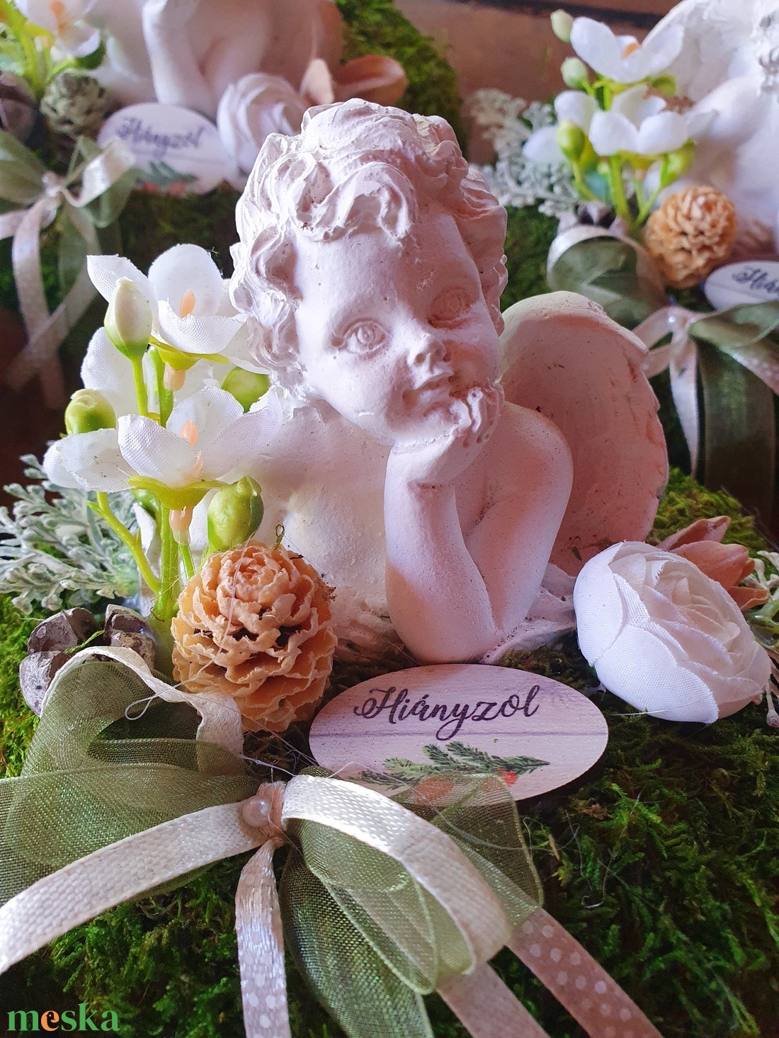 Mohakoszorú - otthon & életmód - vallás - temetkezési tárgy - sírdísz, kegyeleti dísz - Meska.hu