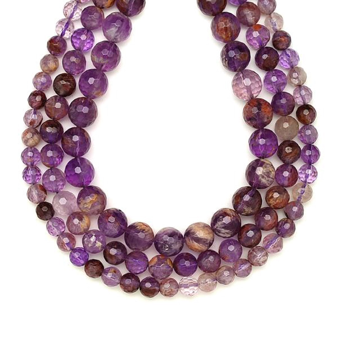 Szuper hetes hatszög fazettált golyó 6mm  ékszerkészítő alapanyag (füzér) - kellékek & szerszámok - ásvány alapanyag - ásványfüzér - Meska.hu