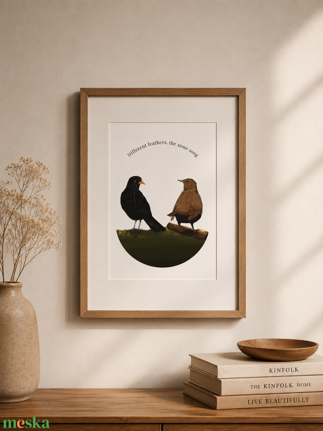 Rigók falikép  - művészet - grafika & illusztráció - digitális - Meska.hu