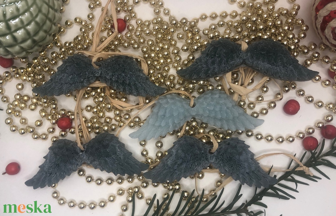 Viaszműves Illatos angyalszárnyak karácsonyfadísz csomag - karácsony - karácsonyi lakásdekoráció - karácsonyfadíszek - Meska.hu