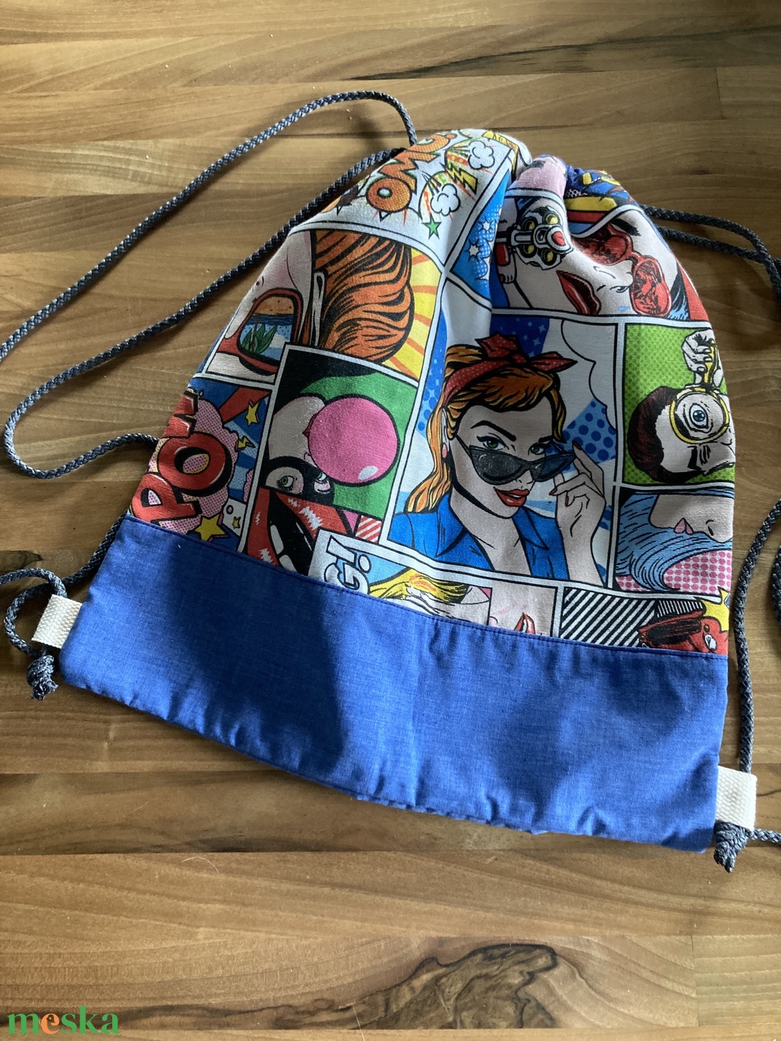 Zsinóros hátizsák - táska & tok - hátizsák - hátizsák - Meska.hu