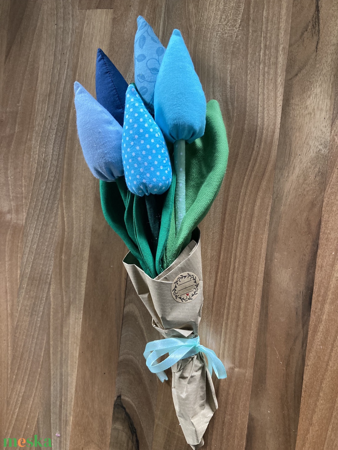 Textiltulipán - otthon & életmód - virágdekoráció - virágok - virágcsokor - Meska.hu