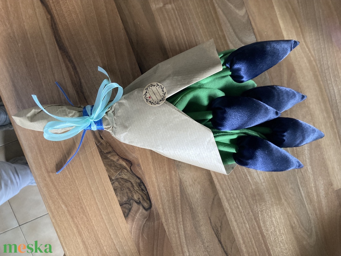 Textiltulipán - otthon & életmód - dekoráció - dísztárgy - Meska.hu
