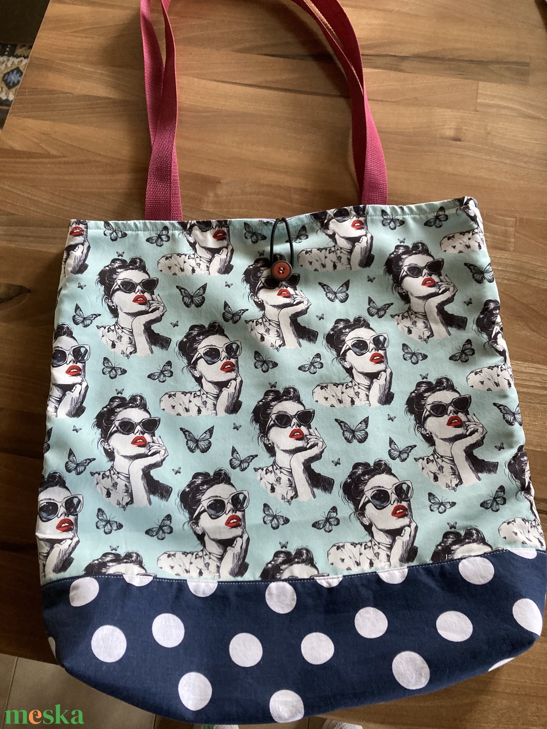 Nagy válltáska - táska & tok - kézitáska & válltáska - válltáska - Meska.hu