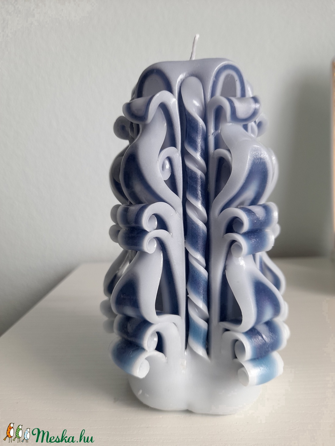 faragott gyertya - otthon & életmód - gyertya, illat, aroma - gyertya - Meska.hu