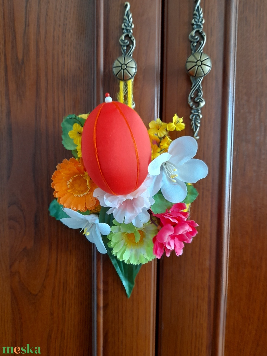 Húsvéti falra vagy ajtóra akasztható dísz - otthon & életmód - dekoráció - fali és függő dekoráció - falra akasztható dekor - Meska.hu