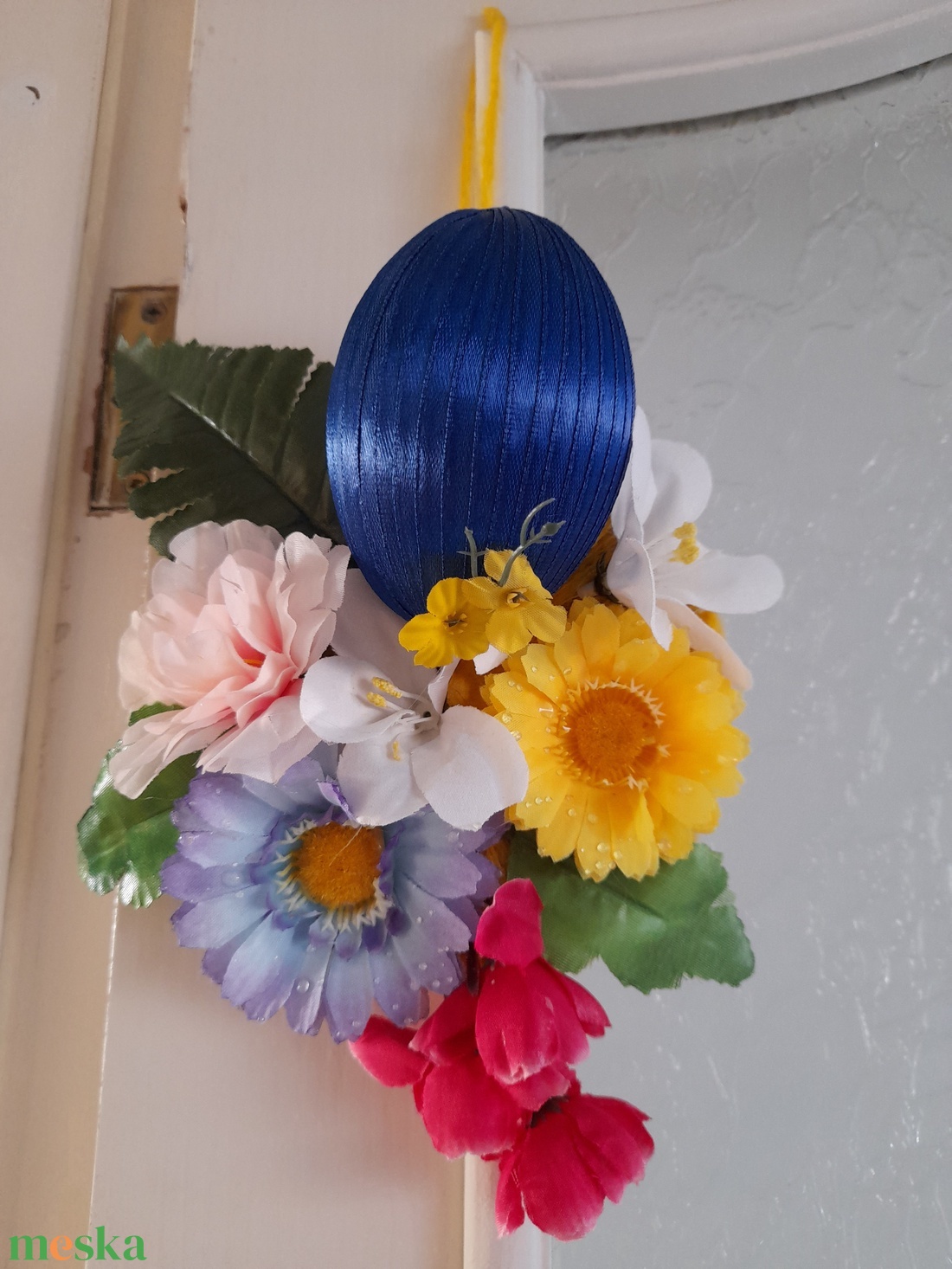 Húsvéti falra vagy ajtóra akasztható dísz - otthon & életmód - dekoráció - fali és függő dekoráció - falra akasztható dekor - Meska.hu