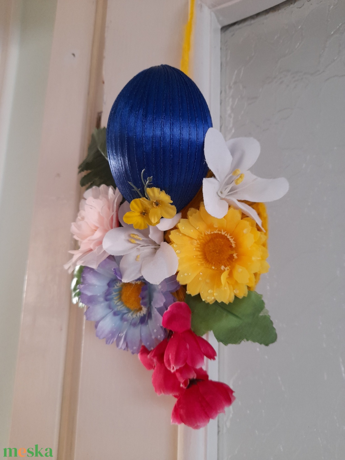 Húsvéti falra vagy ajtóra akasztható dísz - otthon & életmód - dekoráció - fali és függő dekoráció - falra akasztható dekor - Meska.hu