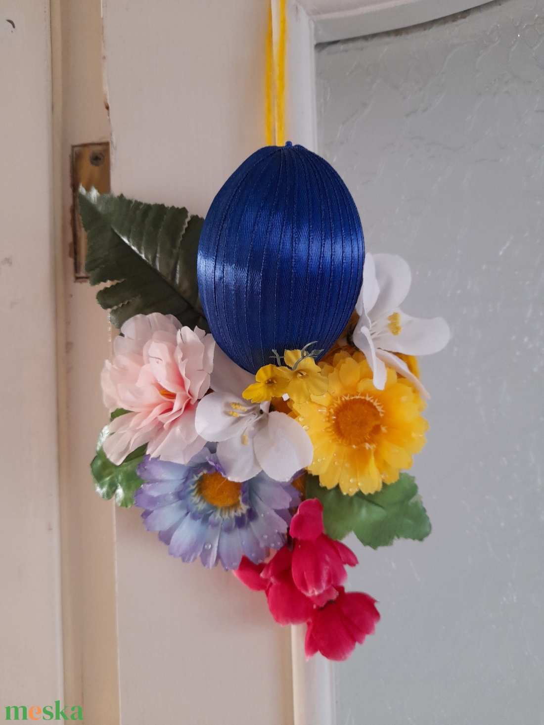 Húsvéti falra vagy ajtóra akasztható dísz - otthon & életmód - dekoráció - fali és függő dekoráció - falra akasztható dekor - Meska.hu