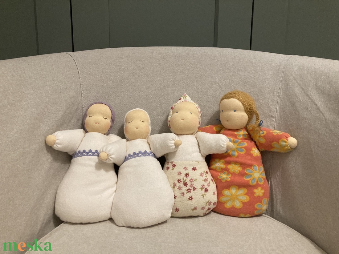 Piskóta baba / Alvó baba - baba - mama - baba játékok - szundikendő, alvóka - Meska.hu