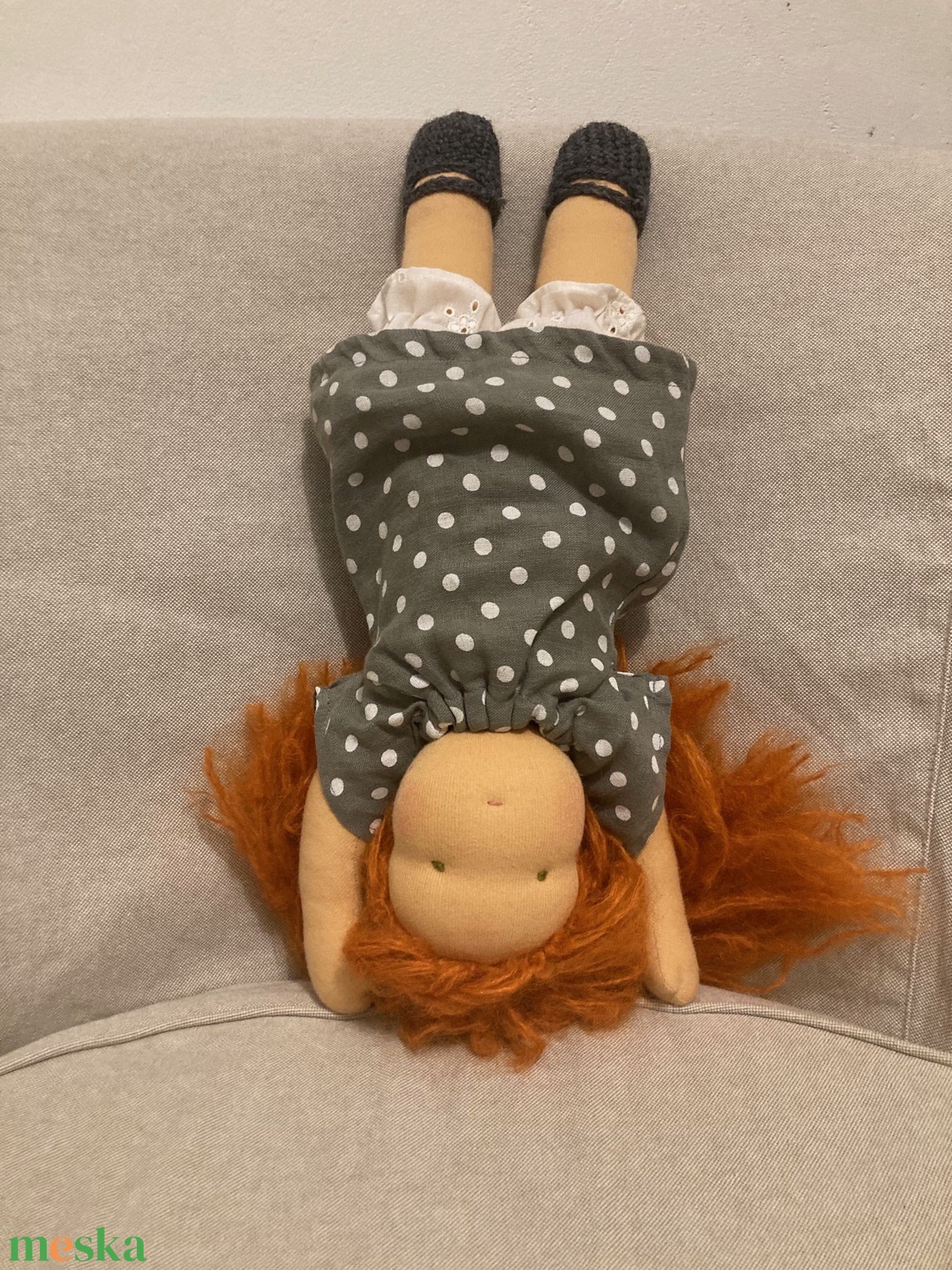 Waldorf baba, vörös hajú - játék & sport - baba & babaház - baba - Meska.hu