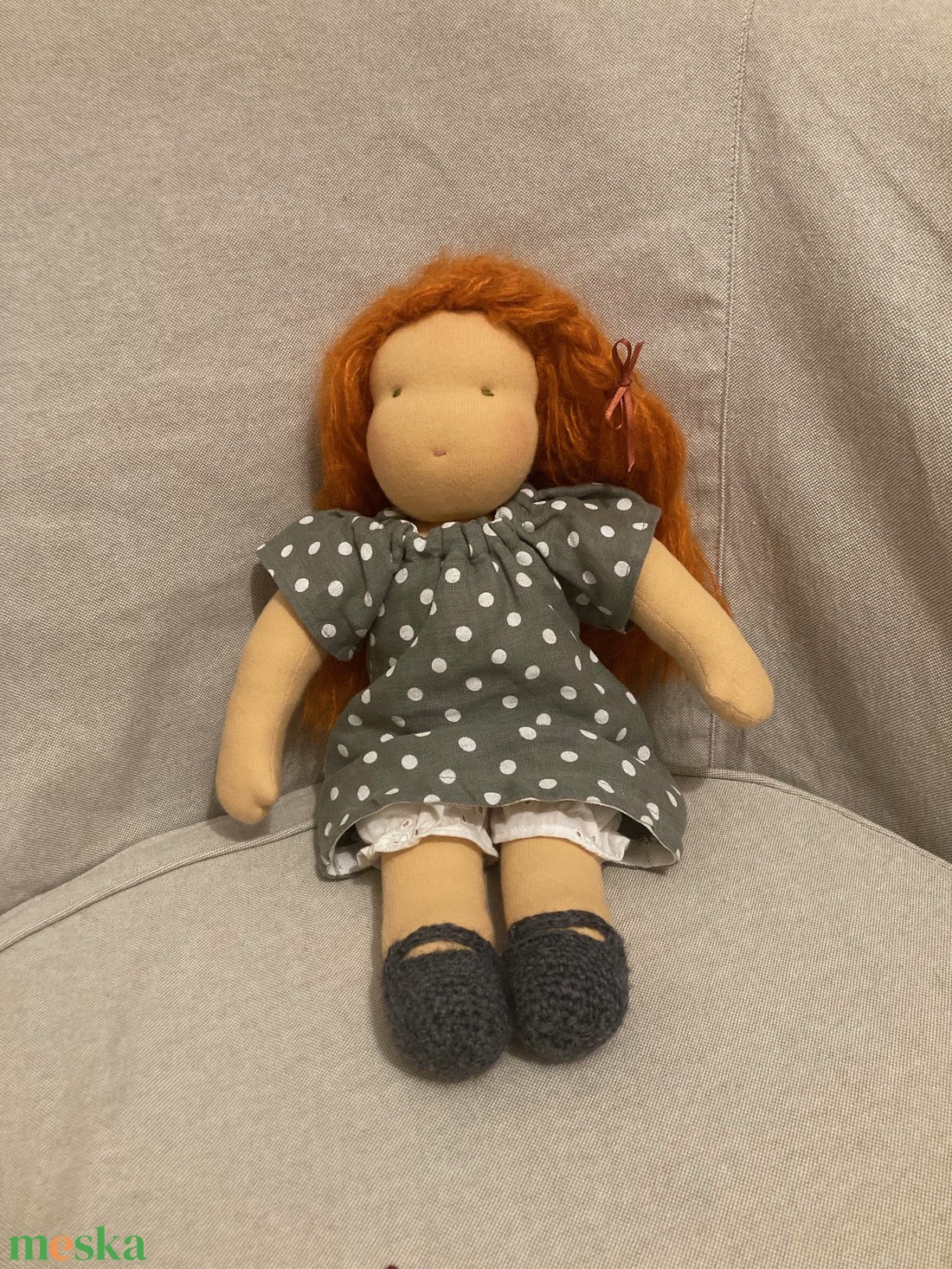 Waldorf baba, vörös hajú - játék & sport - baba & babaház - baba - Meska.hu