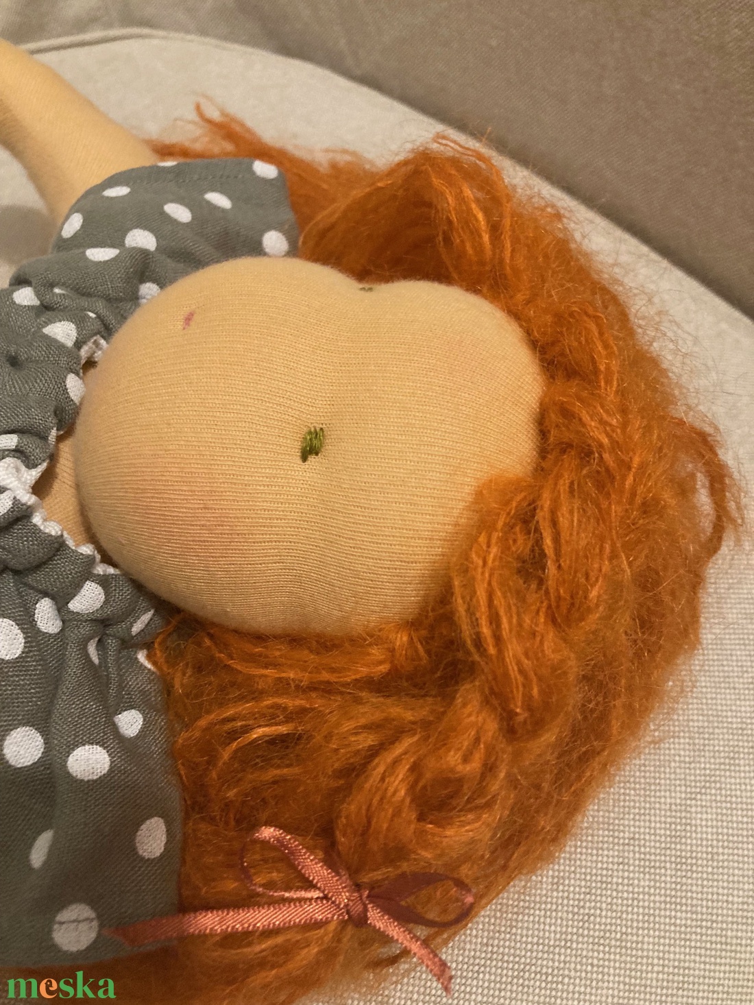 Waldorf baba, vörös hajú - játék & sport - baba & babaház - baba - Meska.hu