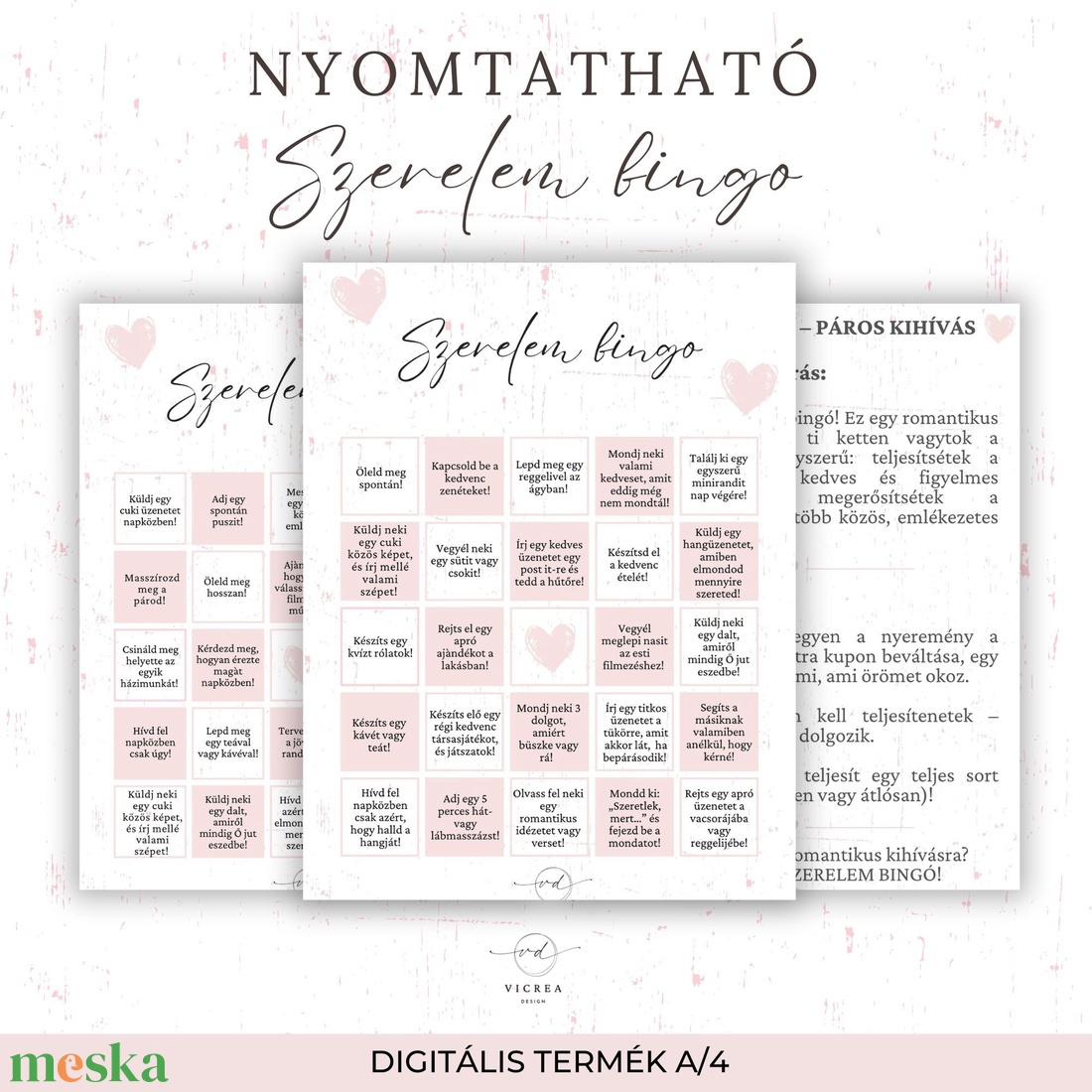 Valentin-napi Bingó pároknak Figyeljünk Tudatosan Egymásra! - játék & sport - táblajáték és kártyajáték - bingó - Meska.hu Valentin-napi Bingó pároknak Figyeljünk Tudatosan Egymásra! - játék & sport - táblajáték és kártyajáték - bingó - Meska.hu