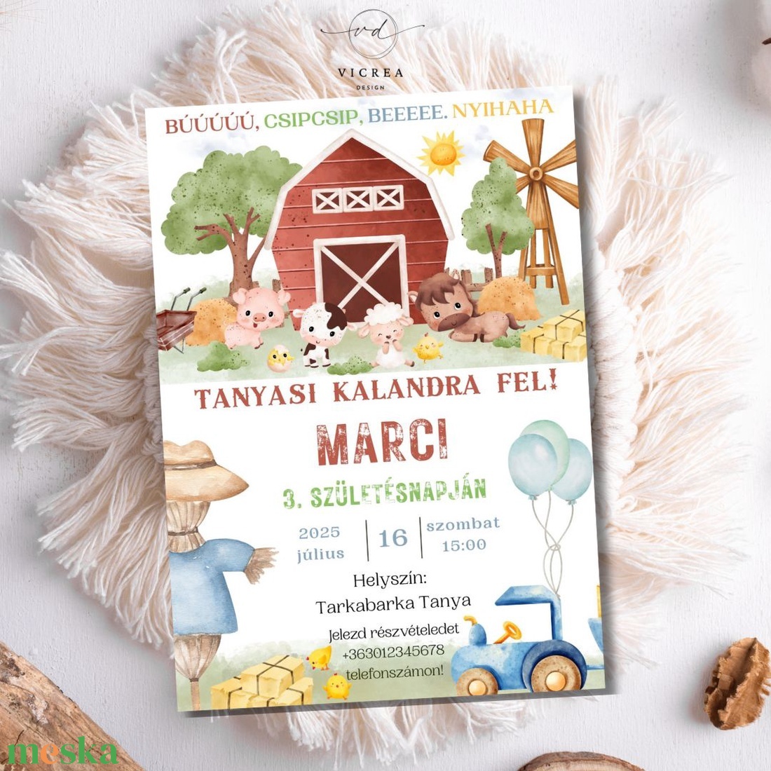 Tanyasi születésnapi meghívó Kalandra fel a farmon! - otthon & életmód - papír, írószer - ajándékozás kellékei - meghívó - Meska.hu Tanyasi születésnapi meghívó Kalandra fel a farmon! - otthon & életmód - papír, írószer - ajándékozás kellékei - meghívó - Meska.hu