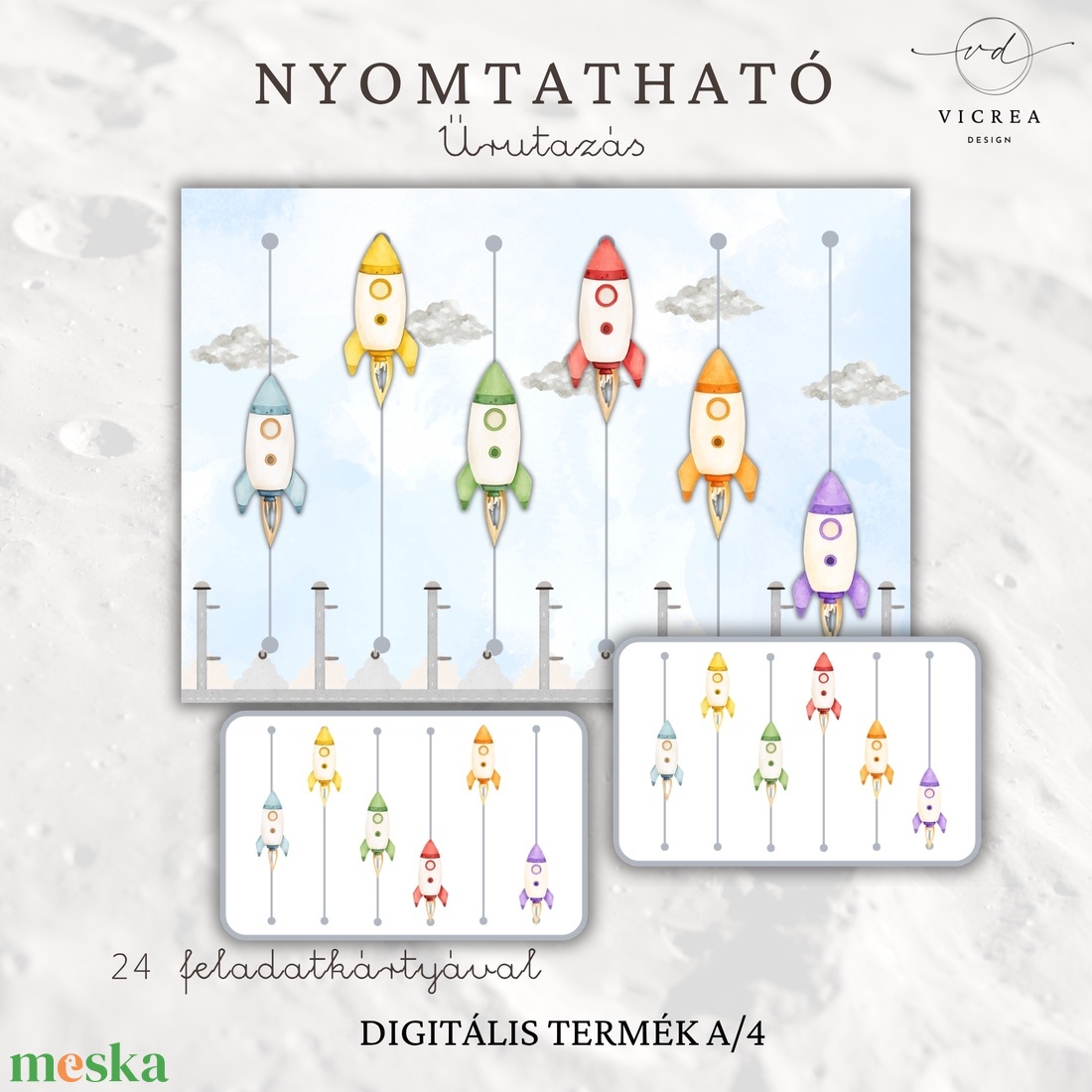 � Naprendszer témájú fejlesztő játékgyűjtemény gyerekeknek (4�7 év) - játék & sport - készségfejlesztő és logikai játék - oktató játékok - Meska.hu