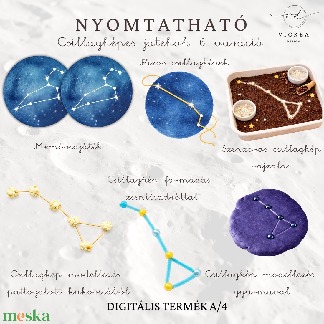 � Naprendszer témájú fejlesztő játékgyűjtemény gyerekeknek (4�7 év) - játék & sport - készségfejlesztő és logikai játék - oktató játékok - Meska.hu