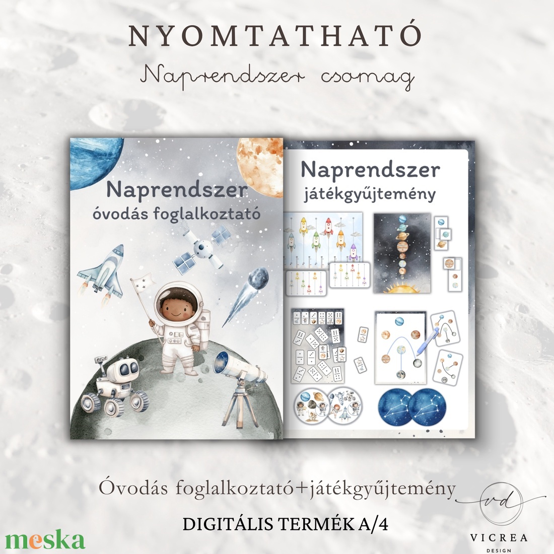 � Naprendszer 2in1 játék és foglalkoztató CSOMAG (4�7 év) - játék & sport - készségfejlesztő és logikai játék - oktató játékok - Meska.hu