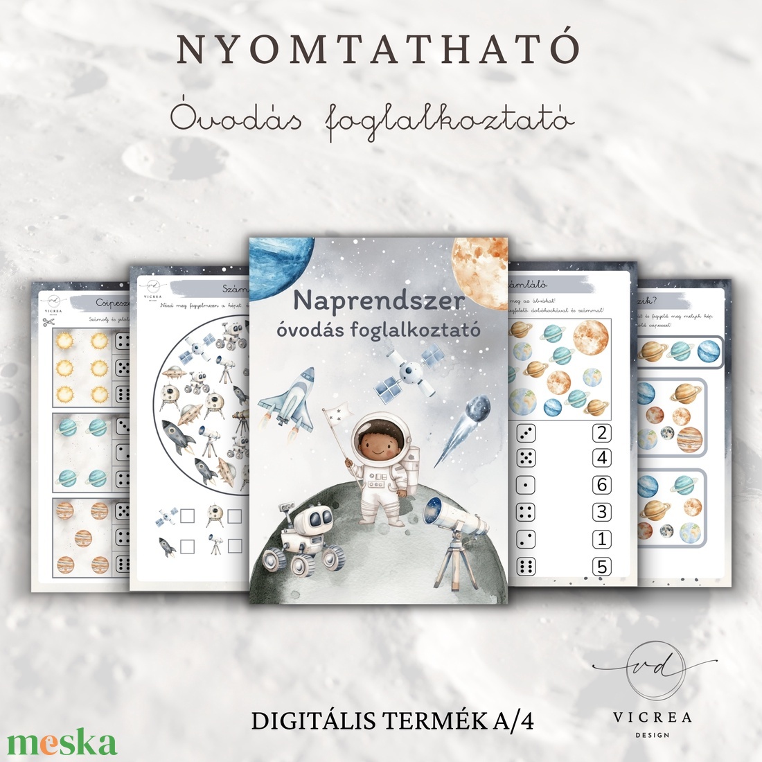 � Naprendszer 2in1 játék és foglalkoztató CSOMAG (4�7 év) - játék & sport - készségfejlesztő és logikai játék - oktató játékok - Meska.hu