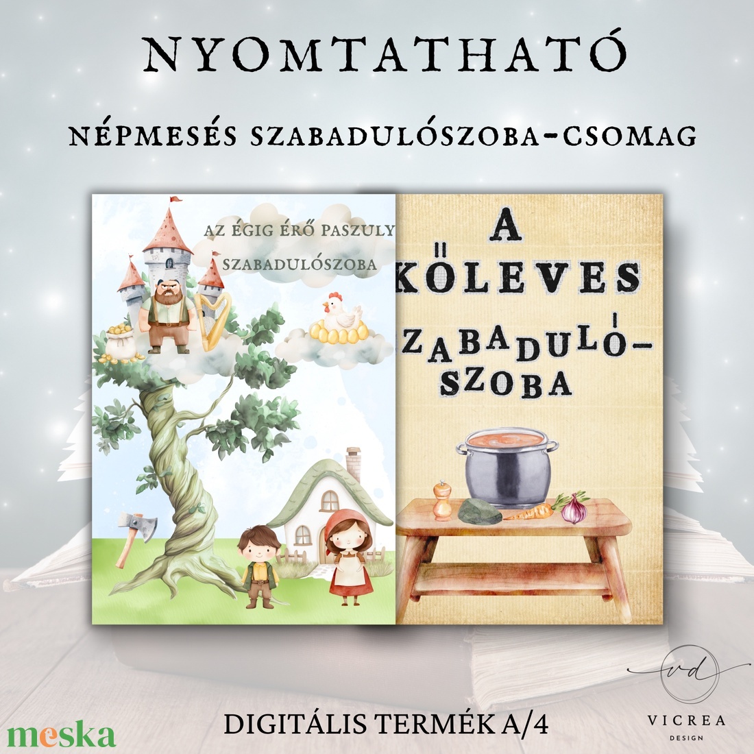 � Népmesés szabadulószoba csomag � két mesés kaland egy csomagban - játék & sport - készségfejlesztő és logikai játék - oktató játékok - Meska.hu