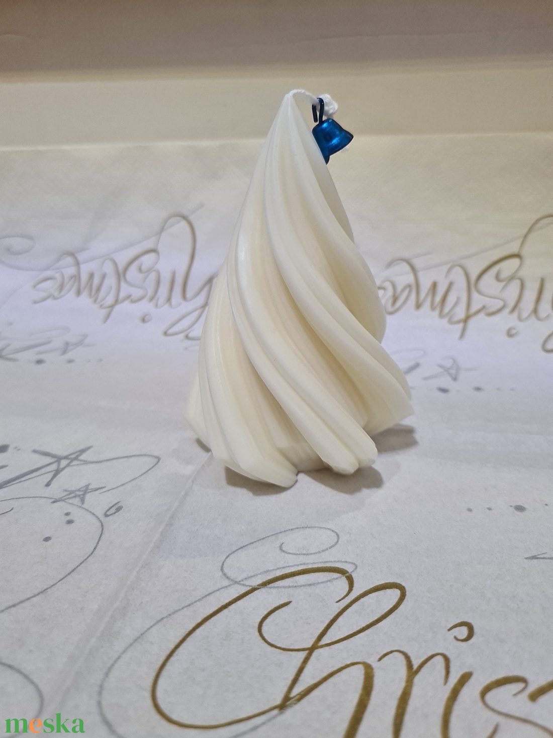 Szójaviasz karácsonyi gyertya - karácsony - adventi díszek - adventi gyertyadíszek és koszorúdíszek - Meska.hu