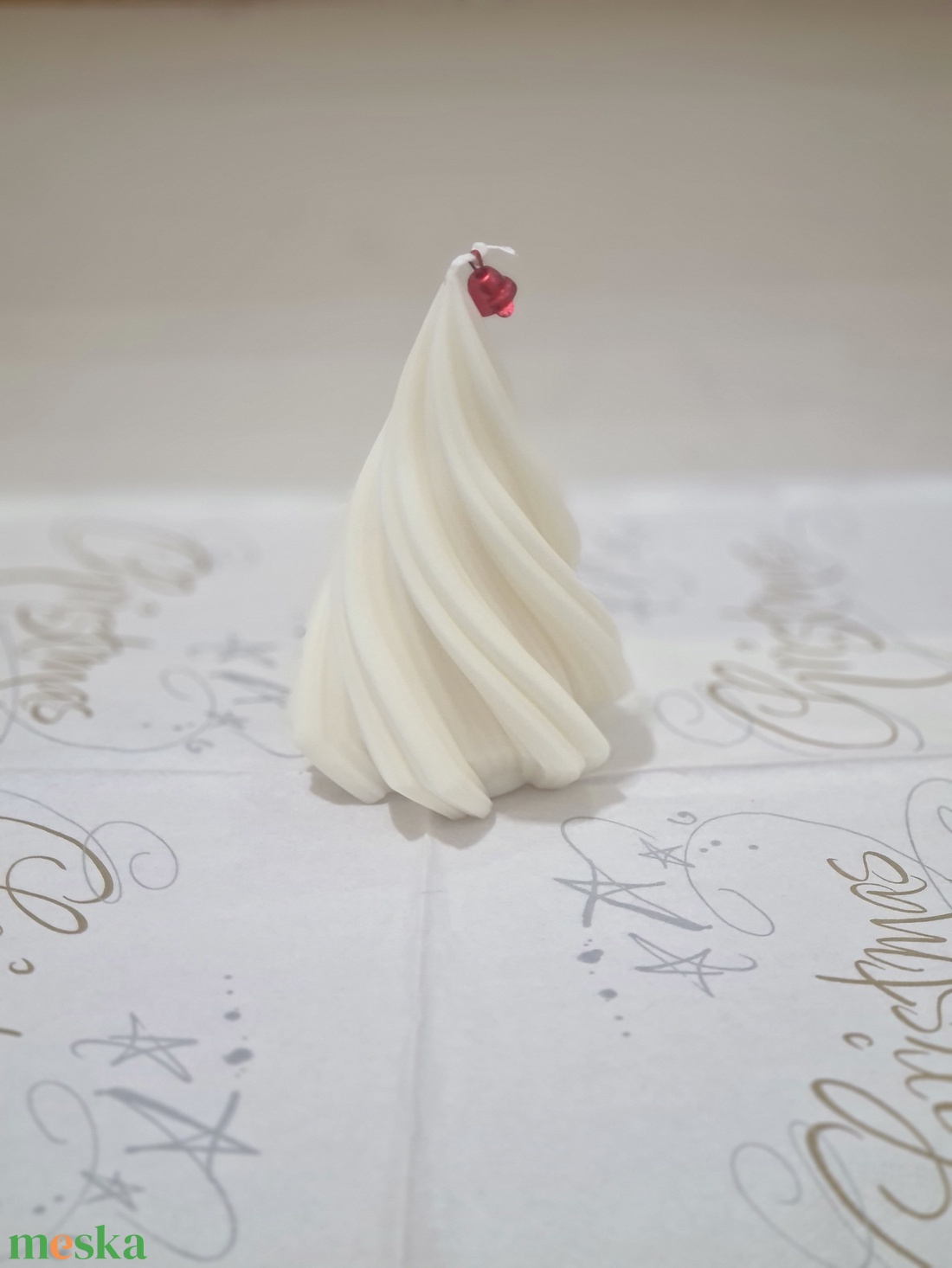 Szójaviasz karácsonyi gyertya - karácsony - adventi díszek - adventi gyertyadíszek és koszorúdíszek - Meska.hu