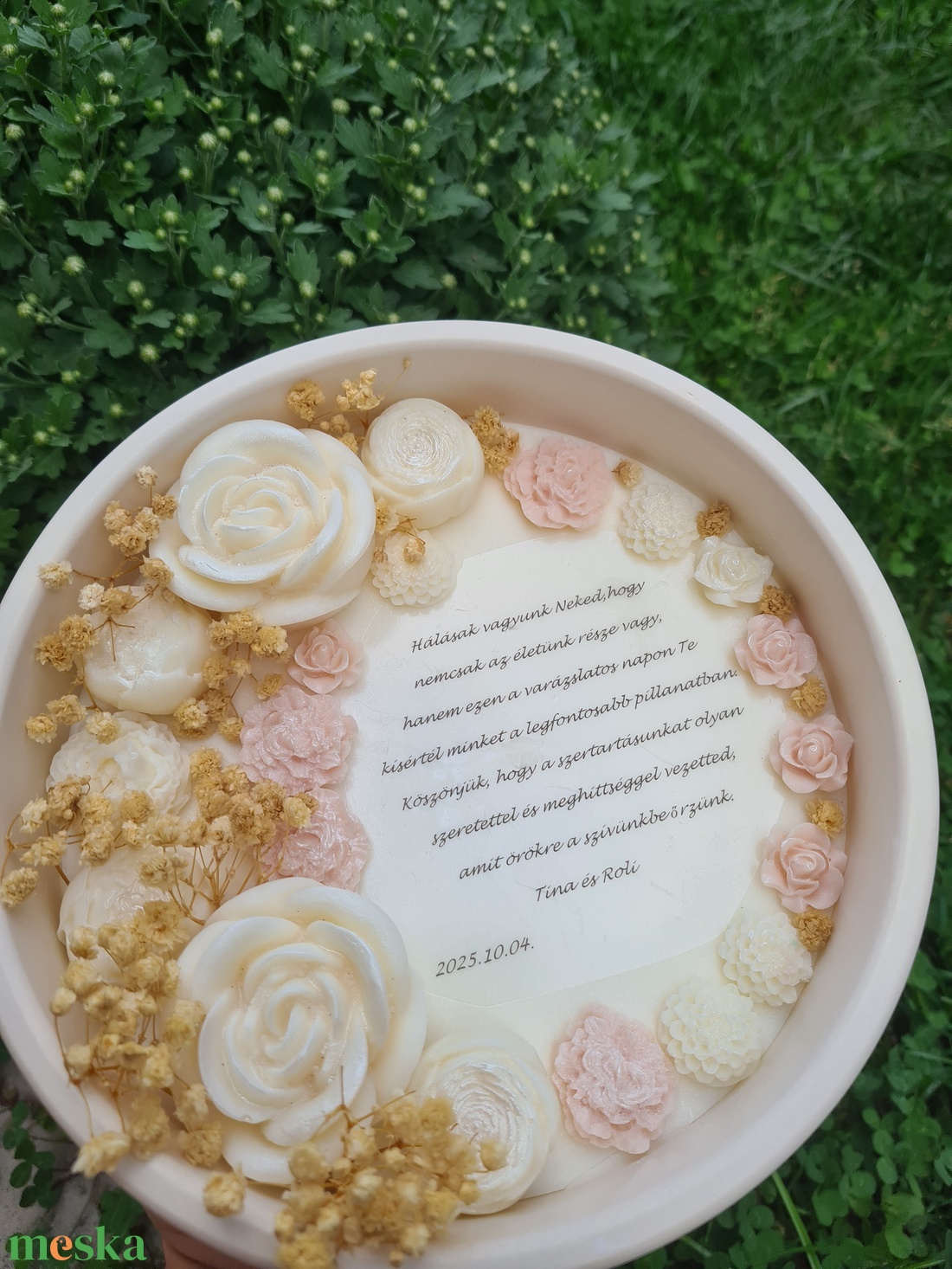 Köszönő ajándék - esküvő - dekoráció - gyertya & gyertyatartó - Meska.hu