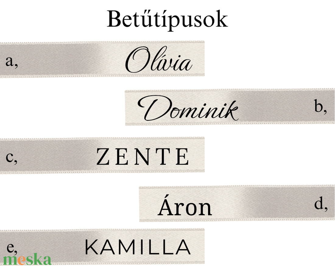 Szatén szalag esküvői ültetőkártya - esküvő - dekoráció - helyszíni dekor - Meska.hu Szatén szalag esküvői ültetőkártya - esküvő - dekoráció - helyszíni dekor - Meska.hu