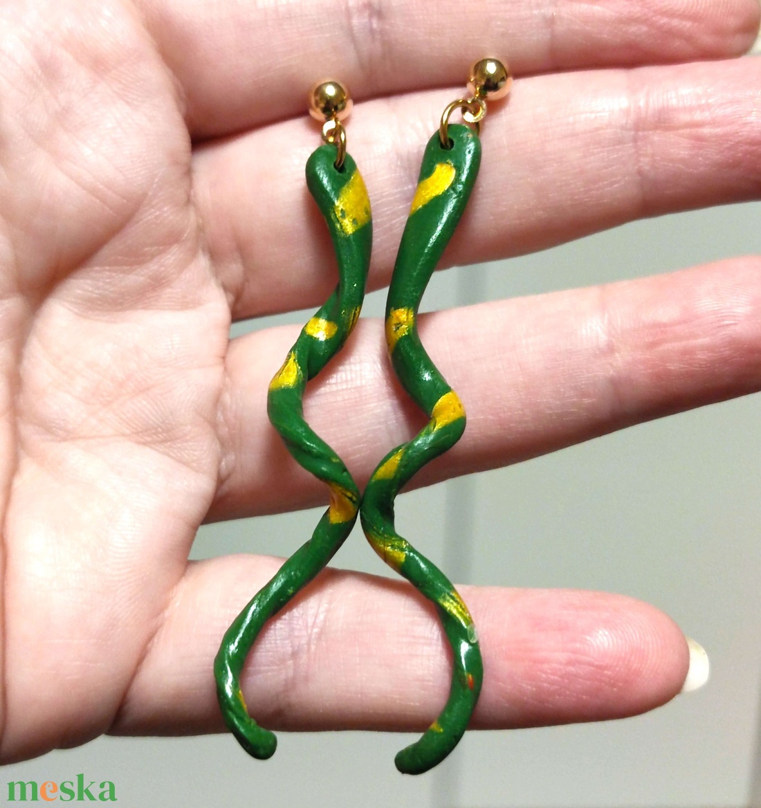 Fenyővarázs fülbevaló - ékszer - fülbevaló - lógó fülbevaló - Meska.hu