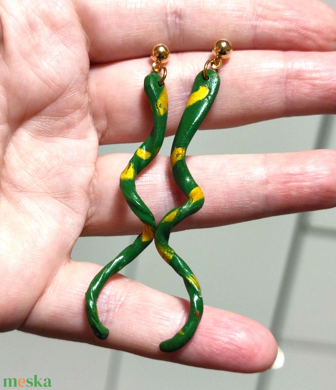 Fenyővarázs fülbevaló - ékszer - fülbevaló - lógó fülbevaló - Meska.hu