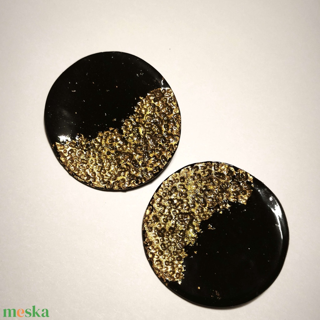 Arany Éjfél fülbevaló - ékszer - fülbevaló - lógó fülbevaló - Meska.hu