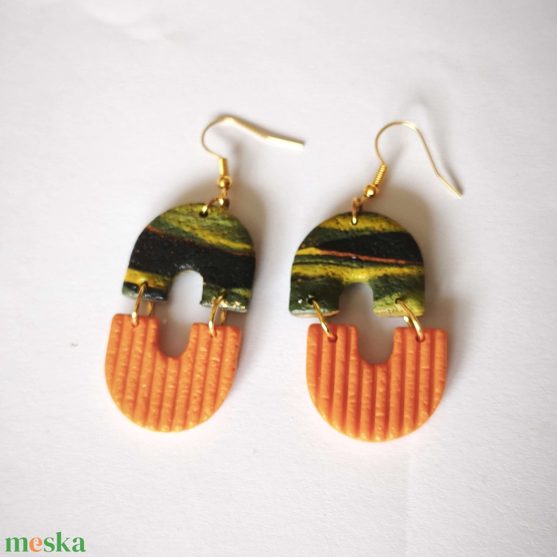 Napfény Liget fülbevaló - ékszer - fülbevaló - lógó fülbevaló - Meska.hu