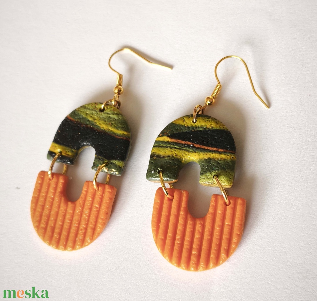 Napfény Liget fülbevaló - ékszer - fülbevaló - lógó fülbevaló - Meska.hu