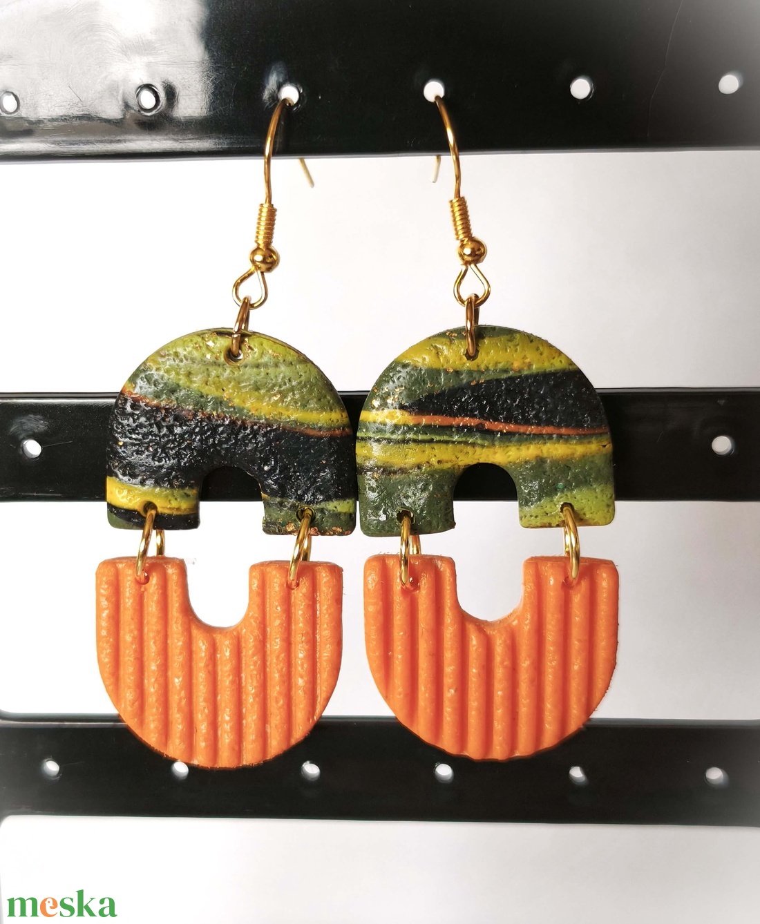 Napfény Liget fülbevaló - ékszer - fülbevaló - lógó fülbevaló - Meska.hu