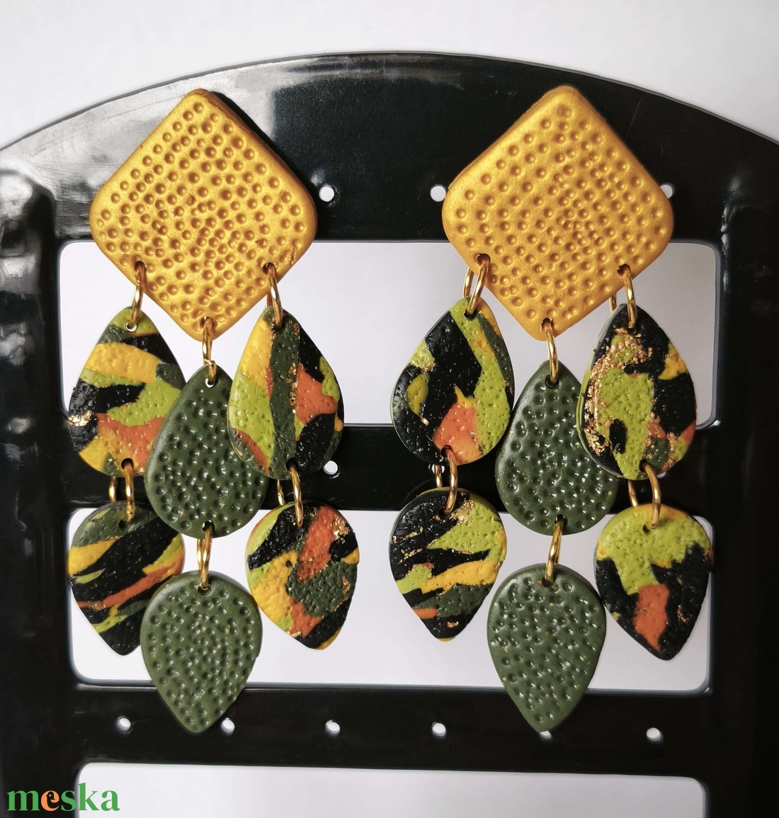 Lux Botanica fülbevaló - ékszer - fülbevaló - lógó fülbevaló - Meska.hu