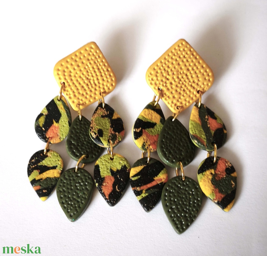 Lux Botanica fülbevaló - ékszer - fülbevaló - lógó fülbevaló - Meska.hu