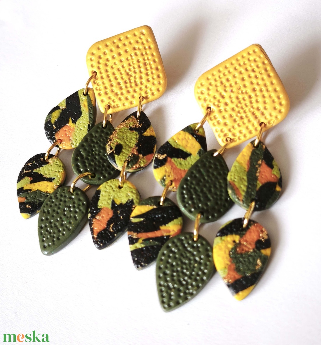 Lux Botanica fülbevaló - ékszer - fülbevaló - lógó fülbevaló - Meska.hu