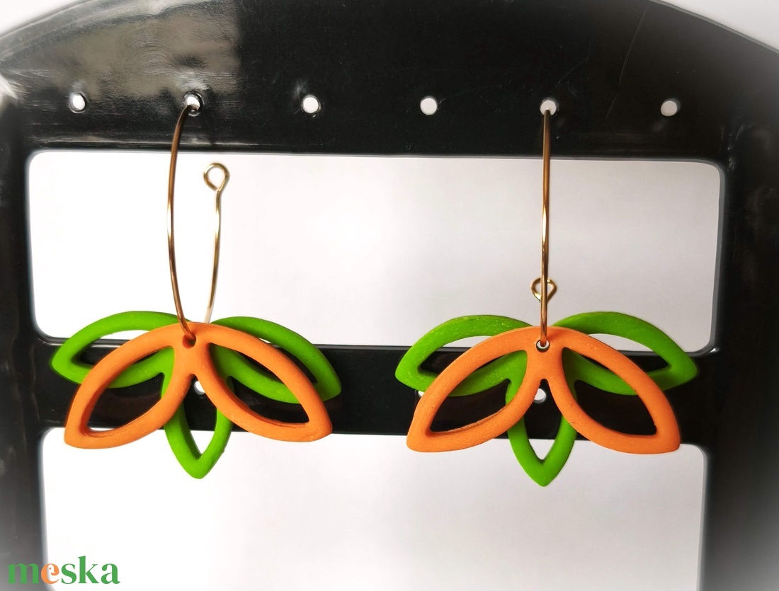 Citrus Breeze fülbevaló - ékszer - fülbevaló - lógó fülbevaló - Meska.hu