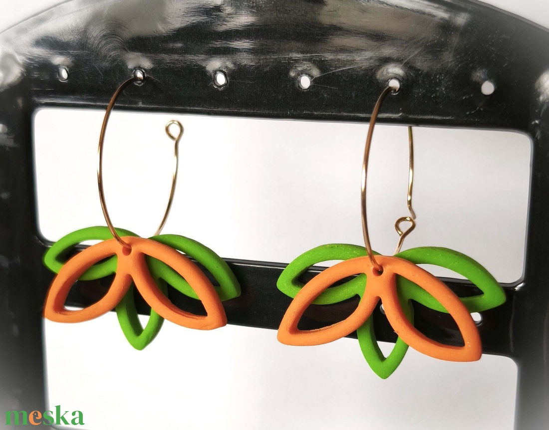 Citrus Breeze fülbevaló - ékszer - fülbevaló - lógó fülbevaló - Meska.hu