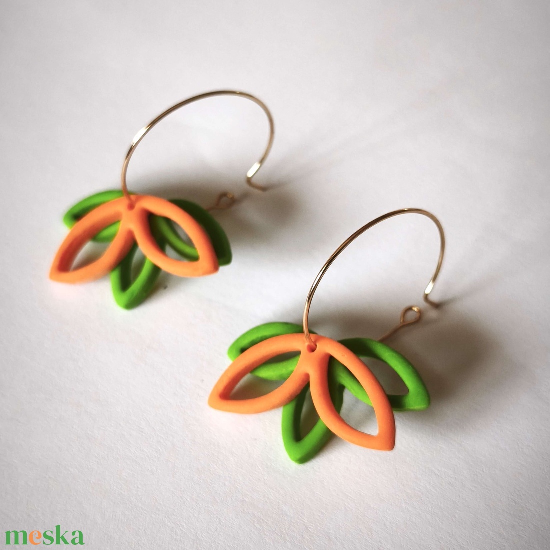 Citrus Breeze fülbevaló - ékszer - fülbevaló - lógó fülbevaló - Meska.hu
