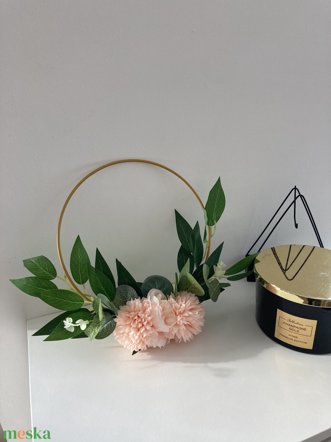 Floral Frame művirág karikán középre rendezett - esküvő - dekoráció - helyszíni dekor - Meska.hu Floral Frame művirág karikán középre rendezett - esküvő - dekoráció - helyszíni dekor - Meska.hu