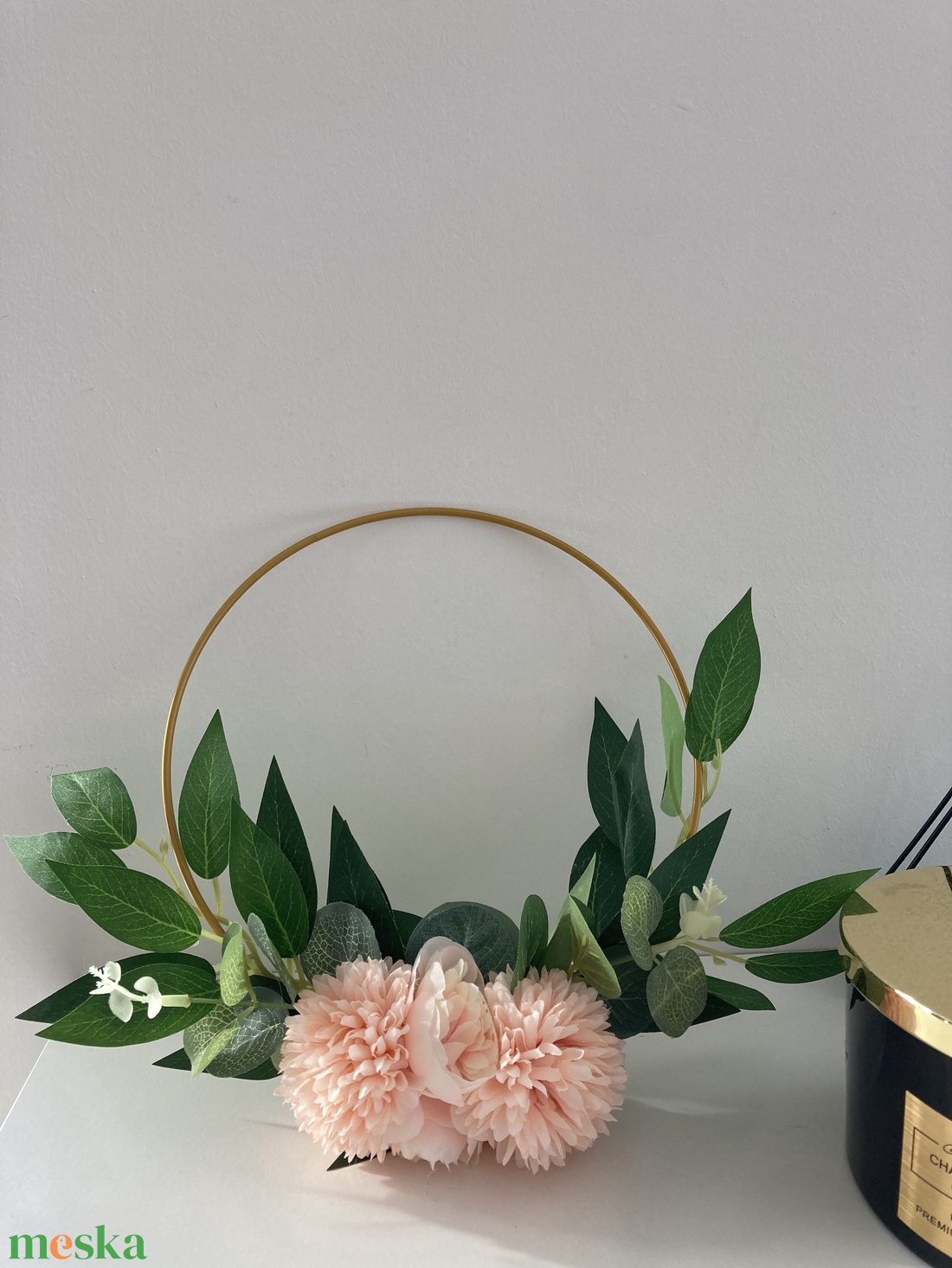 Floral Frame művirág karikán középre rendezett - esküvő - dekoráció - helyszíni dekor - Meska.hu Floral Frame művirág karikán középre rendezett - esküvő - dekoráció - helyszíni dekor - Meska.hu