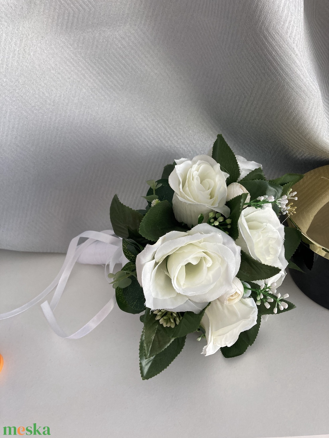 Fehér elegancia menyasszonyi csokor - esküvő - menyasszonyi- és dobócsokor - Meska.hu Fehér elegancia menyasszonyi csokor - esküvő - menyasszonyi- és dobócsokor - Meska.hu
