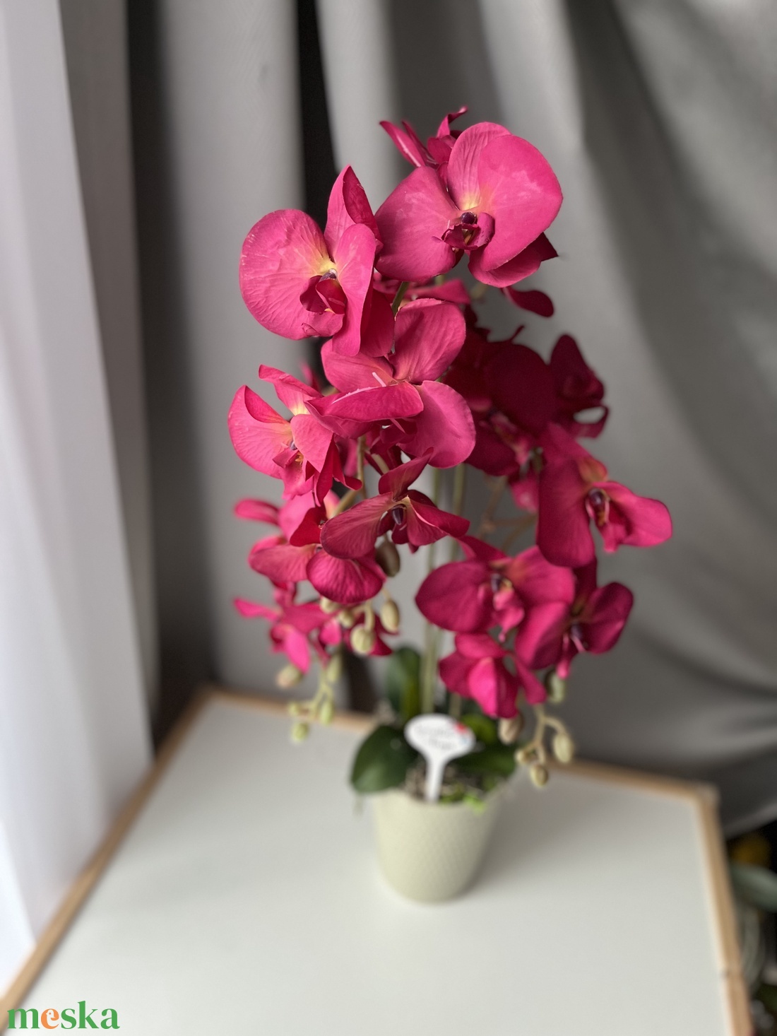 Selyemvirág orchidea / Örök orchidea kerámia kaspóban, felirattal anyák napjára - otthon & életmód - dekoráció - virágdísz és tartó - csokor & virágdísz - Meska.hu Selyemvirág orchidea / Örök orchidea kerámia kaspóban, felirattal anyák napjára - otthon & életmód - dekoráció - virágdísz és tartó - csokor & virágdísz - Meska.hu