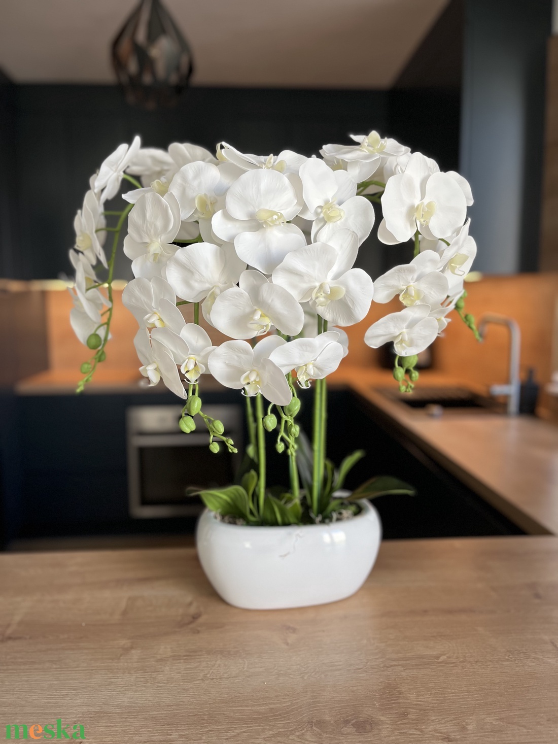 Prémium, élethű óriás orchidea kaspóban nagy, XXL - otthon & életmód - dekoráció - virágdísz és tartó - csokor & virágdísz - Meska.hu Prémium, élethű óriás orchidea kaspóban nagy, XXL - otthon & életmód - dekoráció - virágdísz és tartó - csokor & virágdísz - Meska.hu